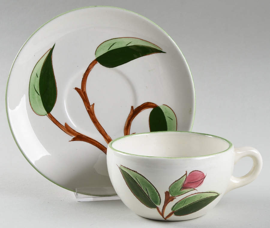 Prelude Flat Cup & Saucer Set by Stangl-1