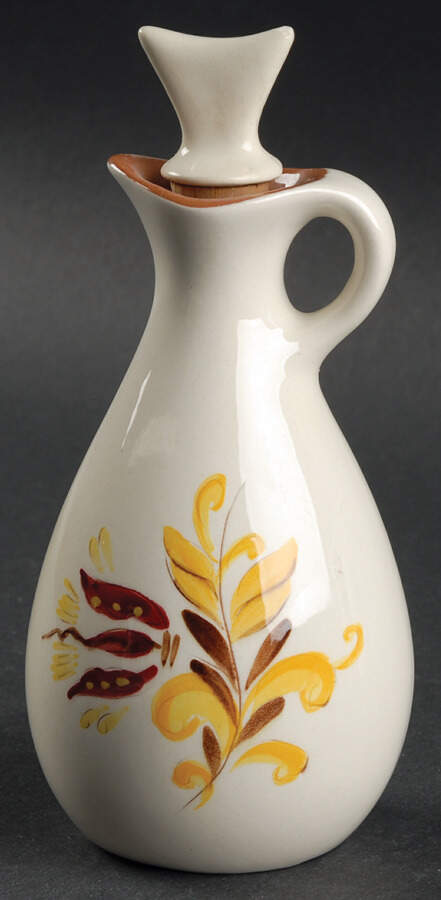 Provincial Vinegar with "V" Stopper by Stangl-1