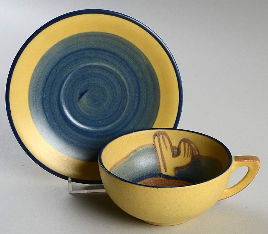 Ranger Flat Cup & Saucer Set by Stangl-1