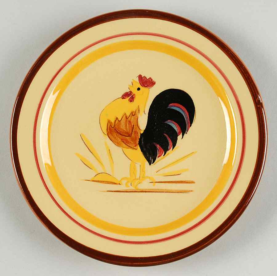Rooster Bread & Butter Plate by Stangl-1