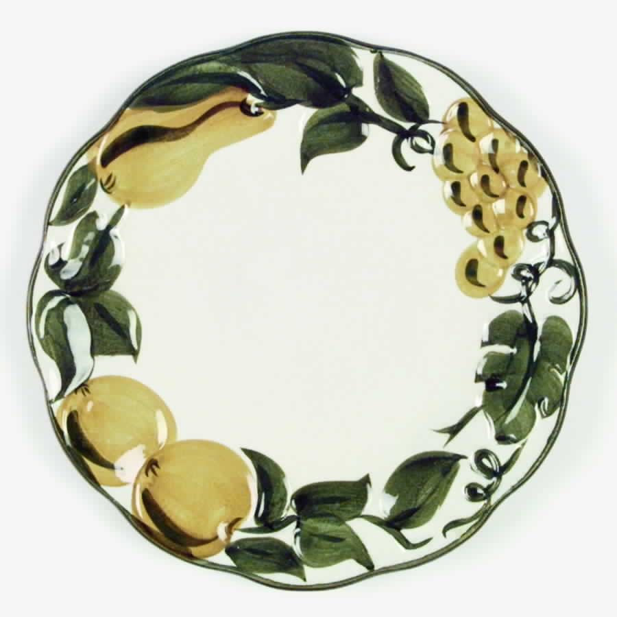 Sculptured Fruit Dinner Plate by Stangl-1