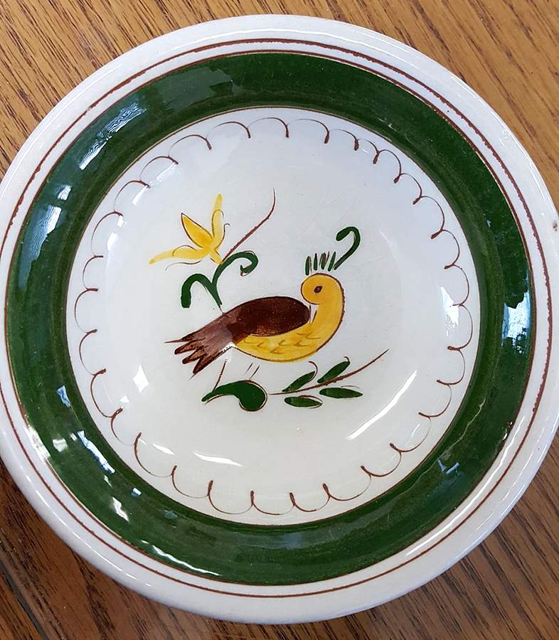 Single Bird Fruit/Dessert (Sauce) Bowl by Stangl-1