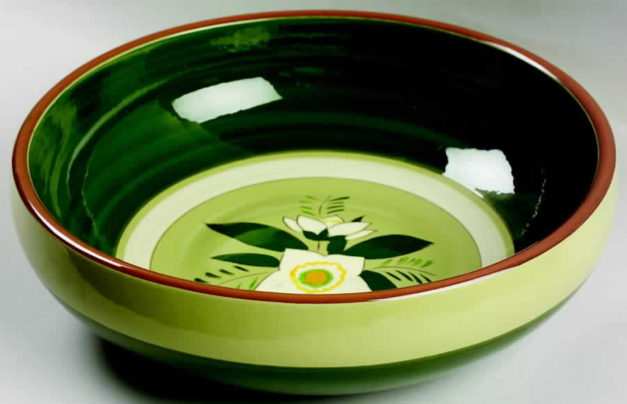 Star Flower 12" Large Salad Serving Bowl by Stangl-1
