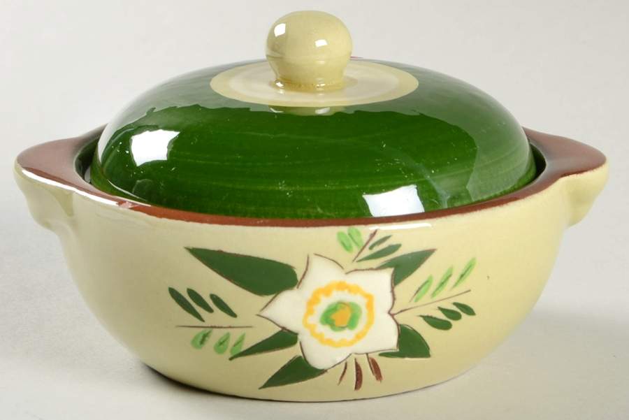 Star Flower Individual Casserole & Lid by Stangl-1