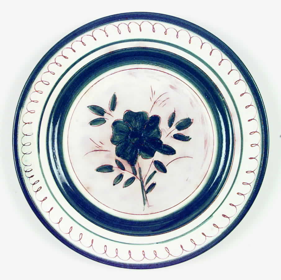 Garden Flower-Green Dinner Plate by Stangl-1