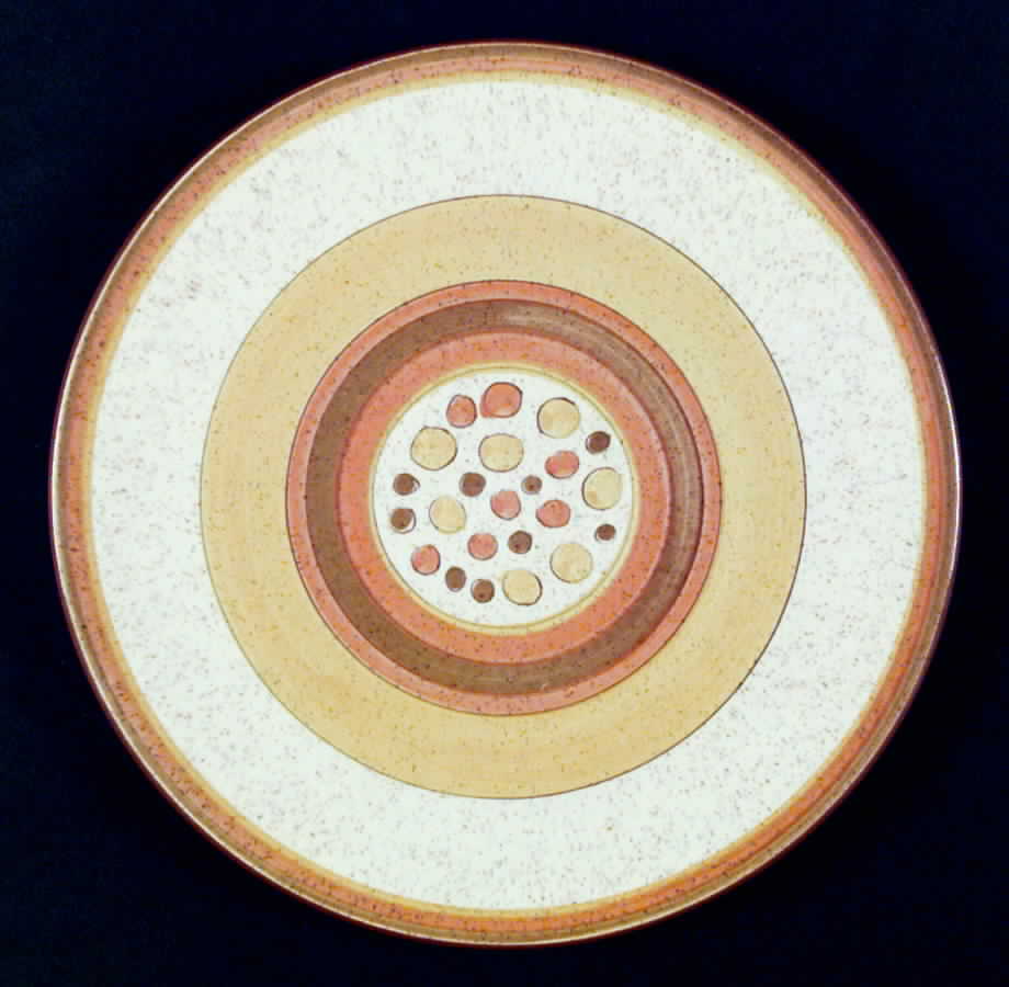 Sun Pebbles Dinner Plate by Stangl-1