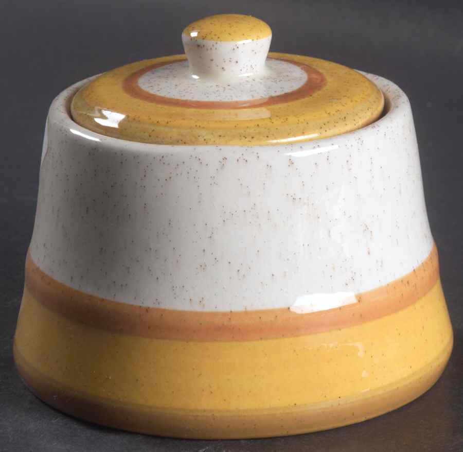 Sun Pebbles Sugar Bowl & Lid by Stangl-1