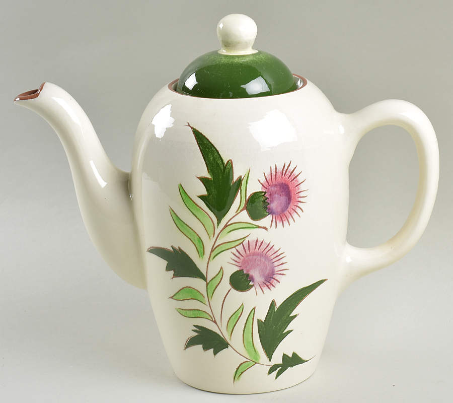 Thistle (Pink Thistle) Coffee Pot & Lid by Stangl-1