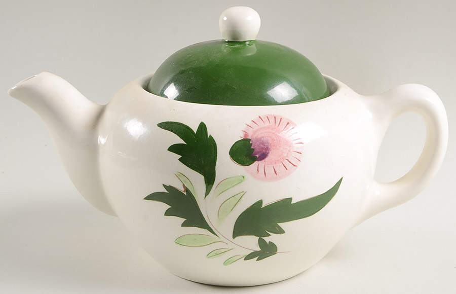 Thistle (Pink Thistle) Teapot & Lid by Stangl-1