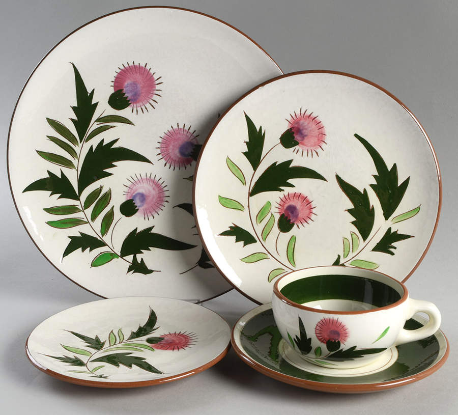 Thistle (Pink Thistle) 5 Piece Place Setting by Stangl-1