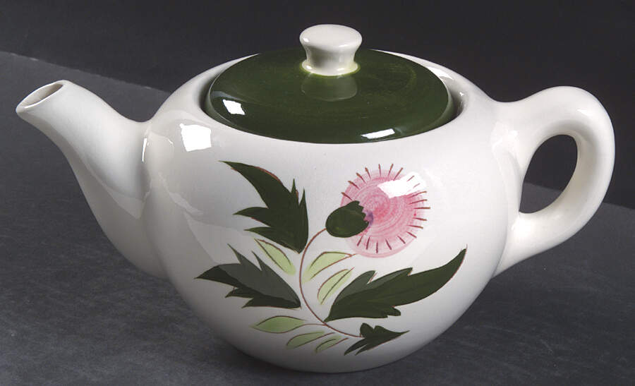 Thistle (Pink Thistle) Teapot & Lid by Stangl-1