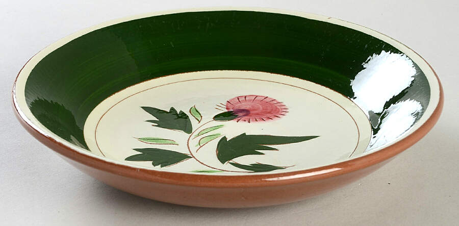 Thistle (Pink Thistle) Coupe Soup Bowl by Stangl-1