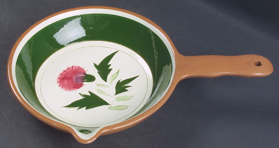 Thistle (Pink Thistle) Small Open Skillet by Stangl-1