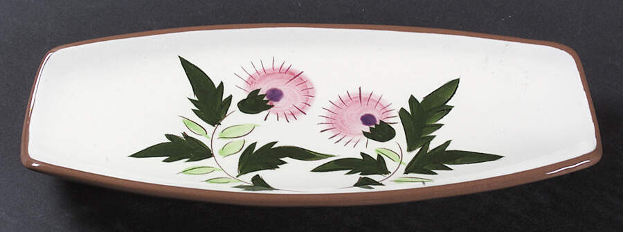 Thistle (Pink Thistle) Pickle Dish by Stangl-1