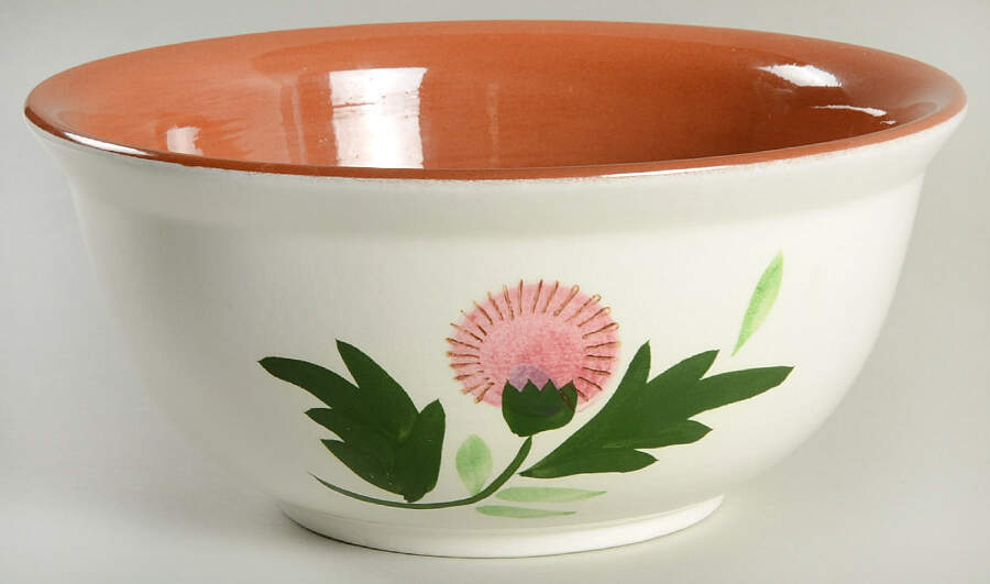 Thistle (Pink Thistle) 5" Mixing Bowl by Stangl-1