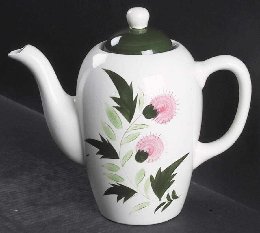 Thistle (Pink Thistle) Coffee Pot & Lid by Stangl-1