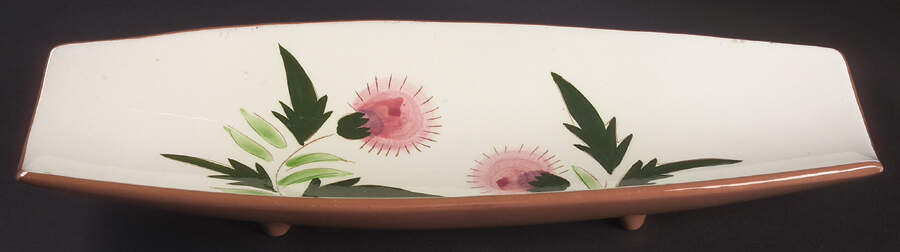Thistle (Pink Thistle) Bread Tray by Stangl-1