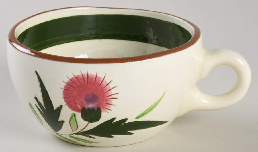 Thistle (Pink Thistle) Flat Cup by Stangl-1