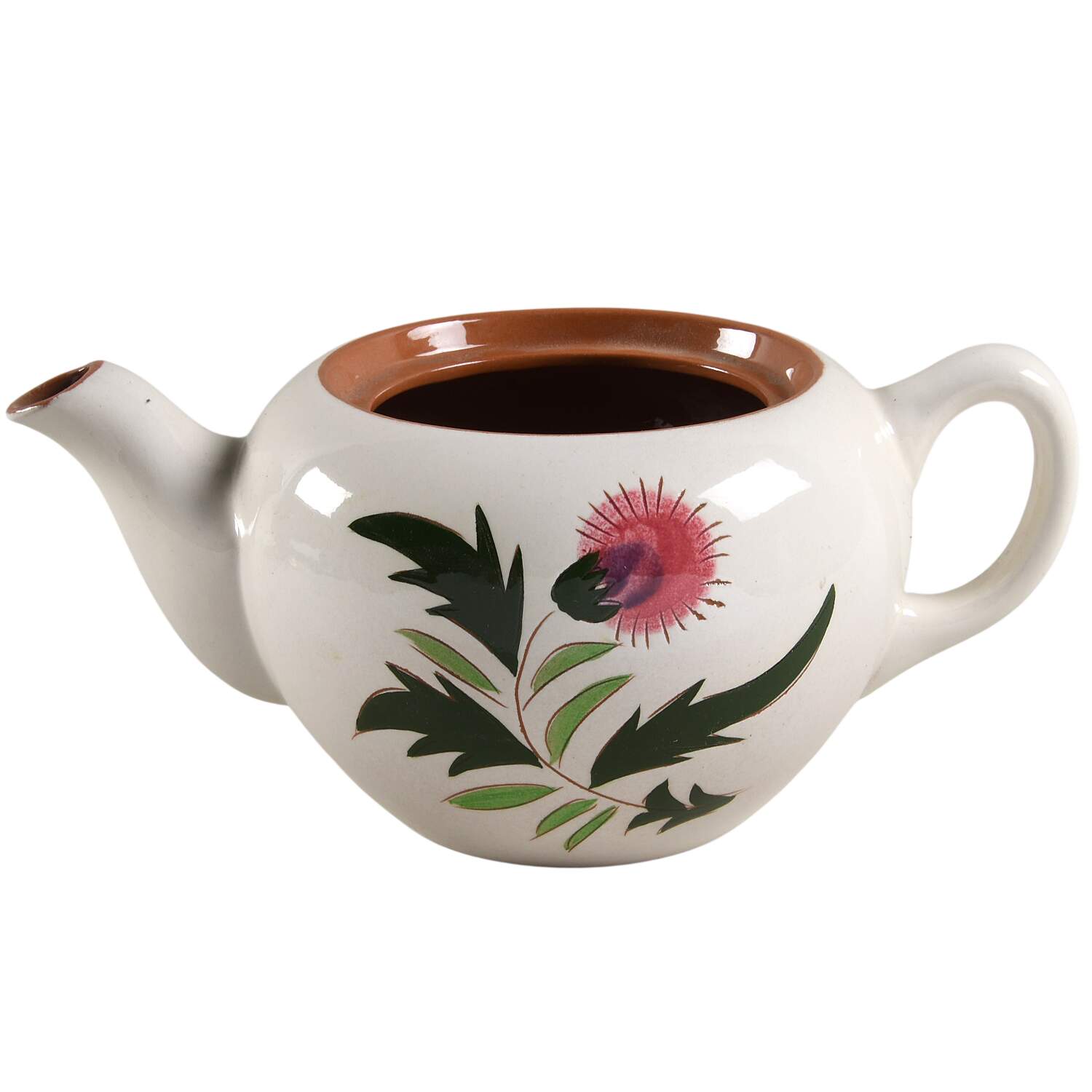 Thistle (Pink Thistle) Teapot No Lid by Stangl-1