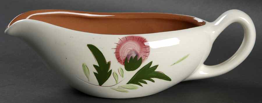 Thistle (Pink Thistle) Gravy Boat by Stangl-1
