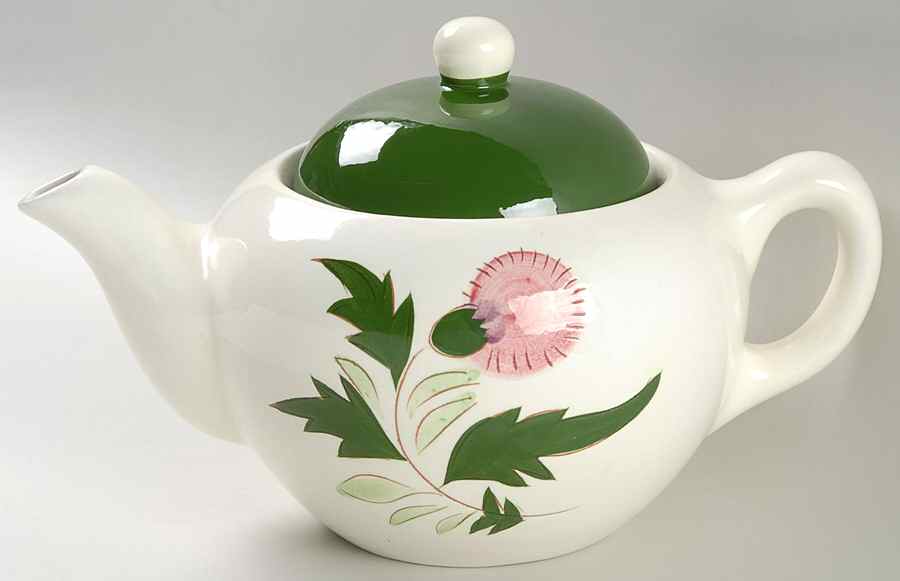 Thistle (Pink Thistle) Teapot & Lid by Stangl-1
