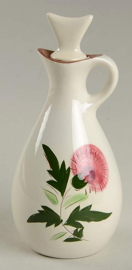 Thistle (Pink Thistle) Vinegar with "V" Stopper by Stangl-1