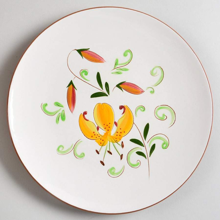 Tiger Lily Salad Plate by Stangl-1
