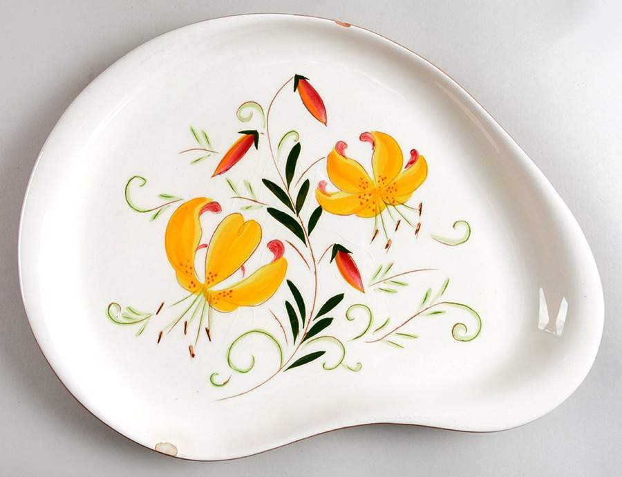 Tiger Lily 13" Oval Serving Platter by Stangl-1