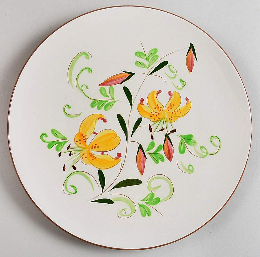 Tiger Lily Dinner Plate by Stangl-1