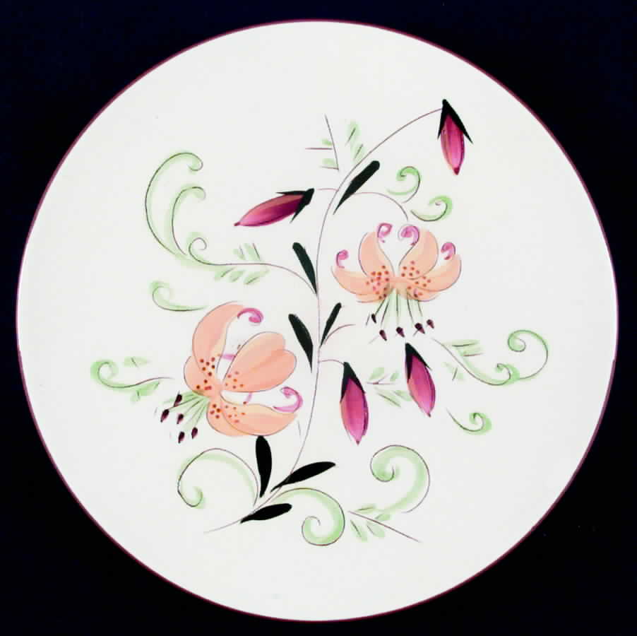 Tiger Lily Dinner Plate by Stangl-1