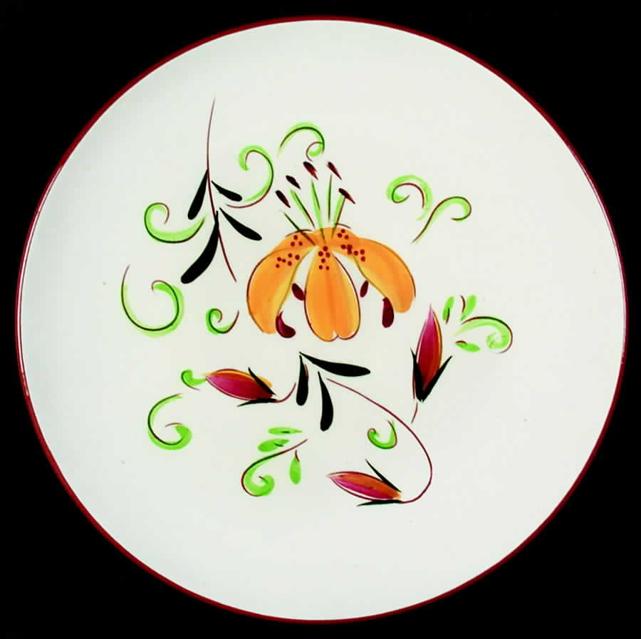 Tiger Lily Salad Plate by Stangl-1