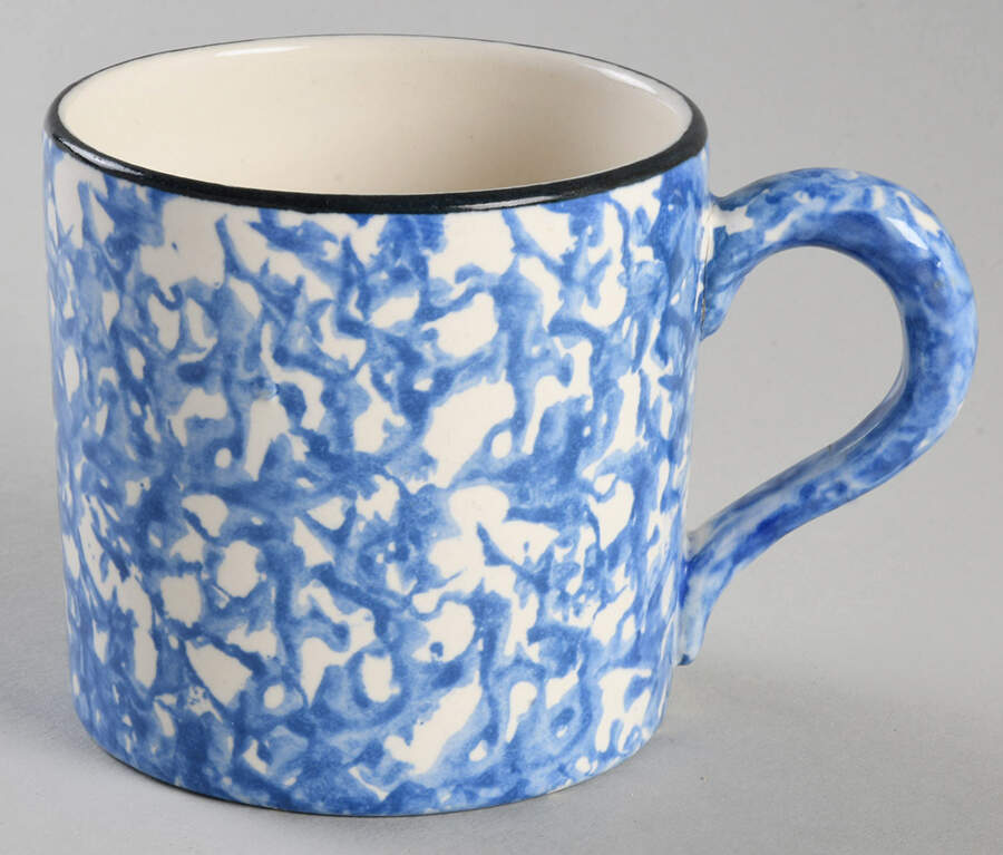 Town & Country Blue Flat Cup by Stangl-1