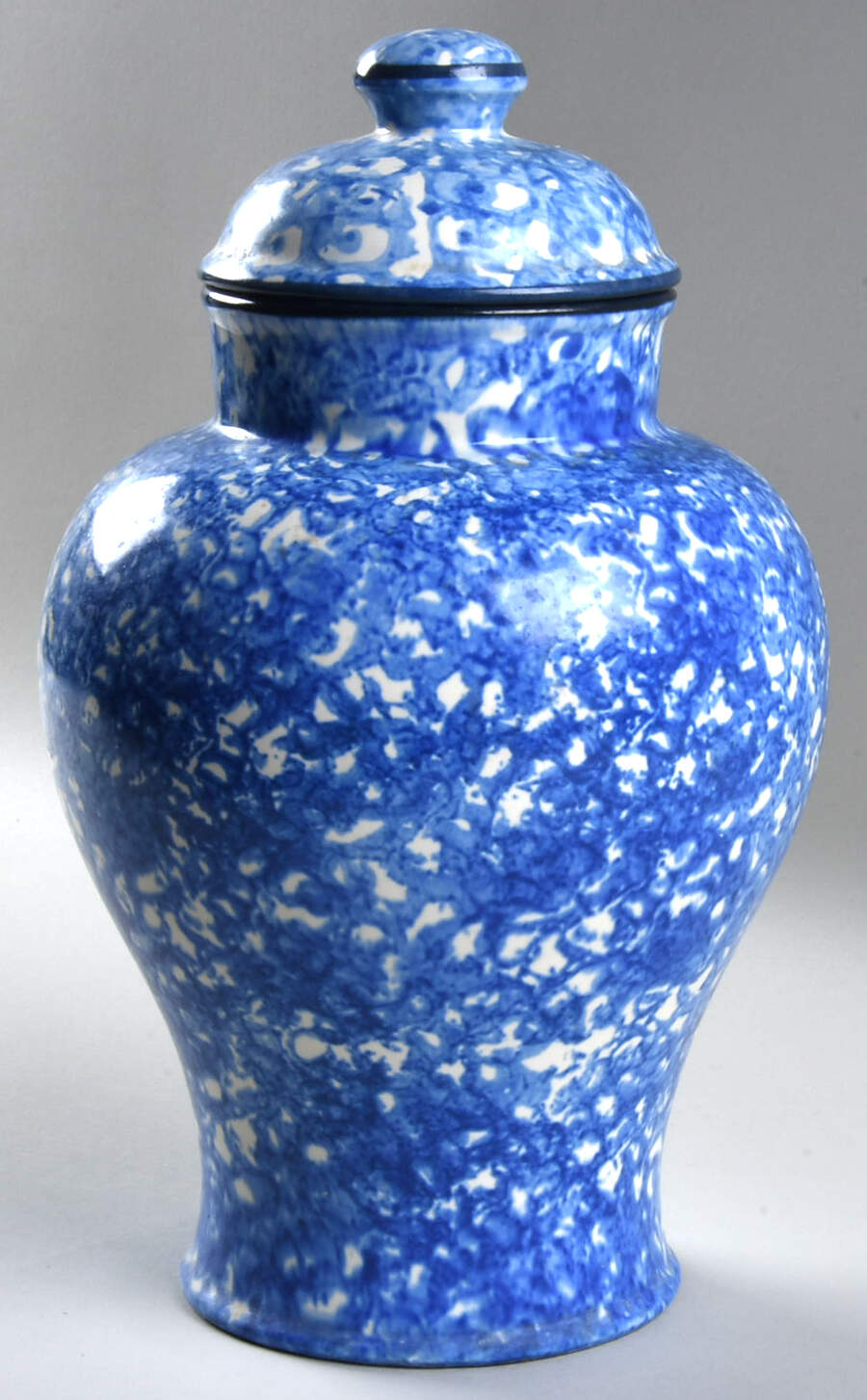 Town & Country Blue Large Ginger Jar & Lid by Stangl-1