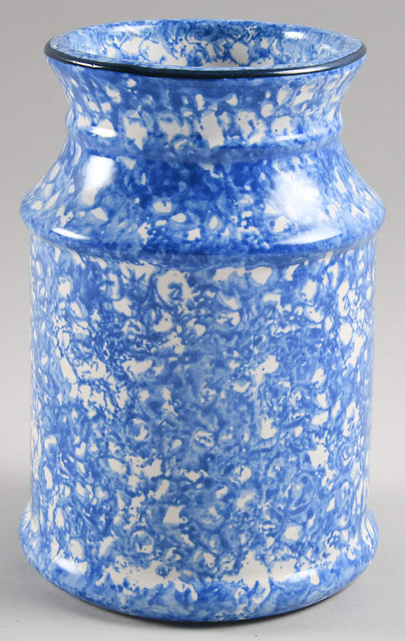 Town & Country Blue Storage Jar No Lid by Stangl-1
