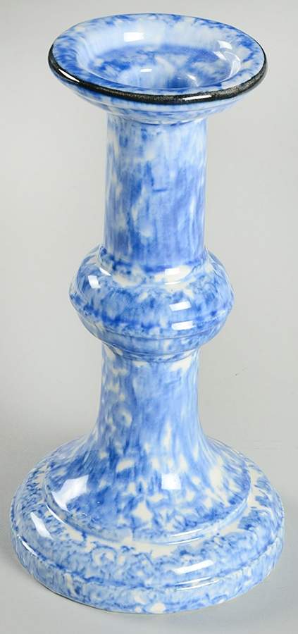 Town & Country Blue 8" Tall Candlestick by Stangl-1
