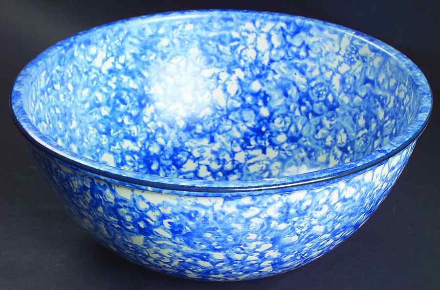 Town & Country Blue 10" Large Salad Serving Bowl by Stangl-1