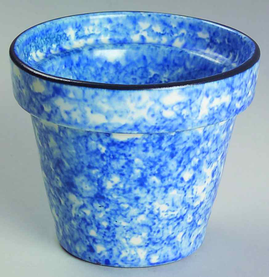 Town & Country Blue 3" Flower Pot by Stangl-1