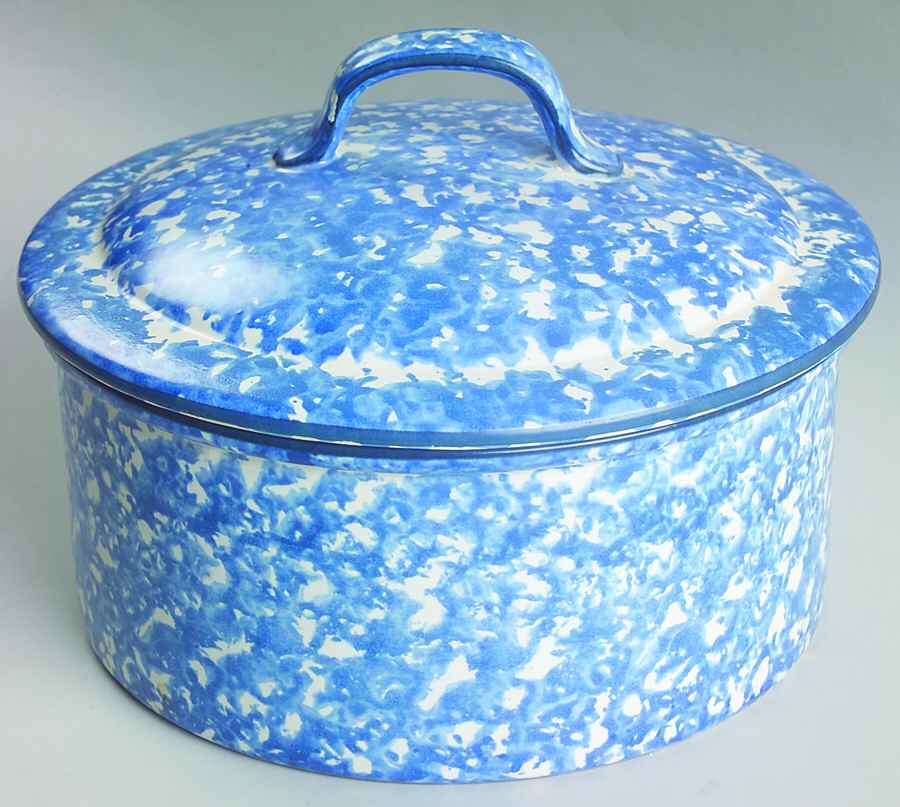 Town & Country Blue 2 Qt Round Covered Casserole by Stangl-1