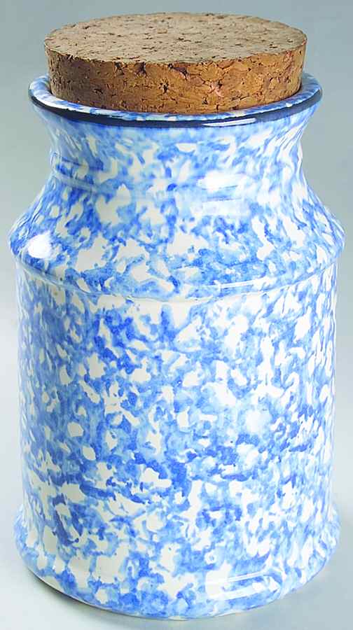 Town & Country Blue Storage Jar & Lid by Stangl-1