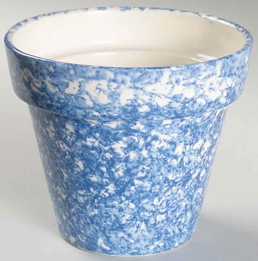 Town & Country Blue 4" Flower Pot by Stangl-1