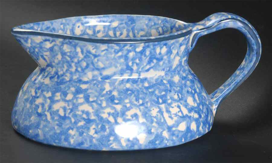 Town & Country Blue Gravy Boat by Stangl-1