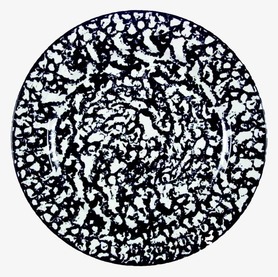 Town & Country Black Dinner Plate by Stangl-1