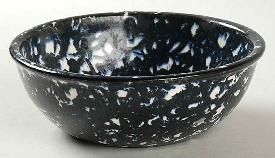 Town & Country Black Coupe Cereal Bowl by Stangl-1