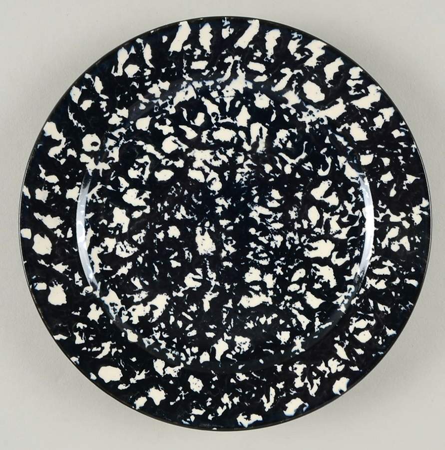 Town & Country Black Salad Plate by Stangl-1