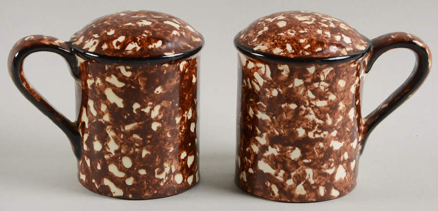 Town & Country Brown Salt & Pepper Set by Stangl-1