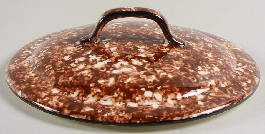 Town & Country Brown Lid for 2 Qt Round Covered Casserole by Stangl-1