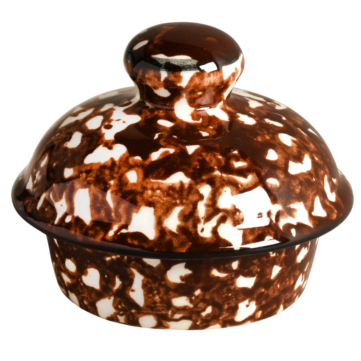 Town & Country Brown Lid for Large Ginger Jar by Stangl-1