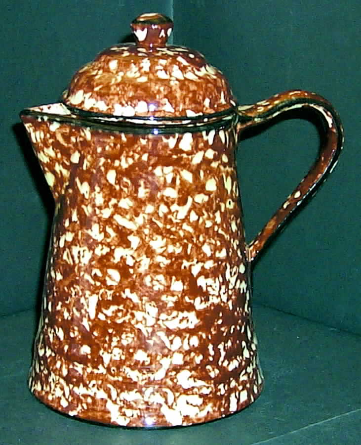 Town & Country Brown Coffee Pot & Lid by Stangl-1