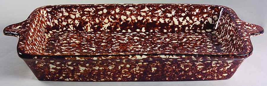 Town & Country Brown 16" Rectangular Baker by Stangl-1