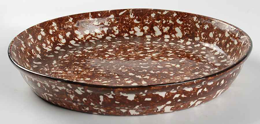 Town & Country Brown Pie Serving Plate by Stangl-1